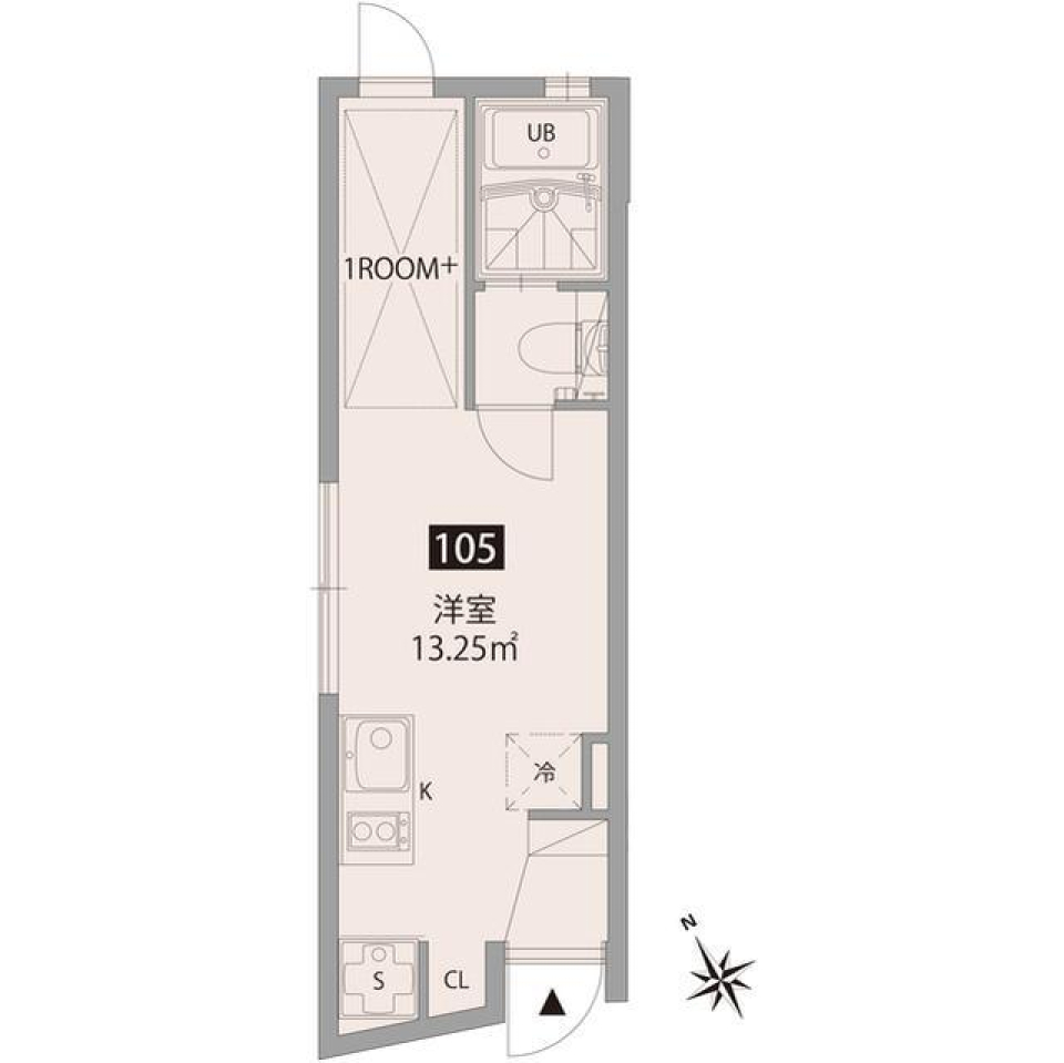久我山テラス　105号室の間取り図
