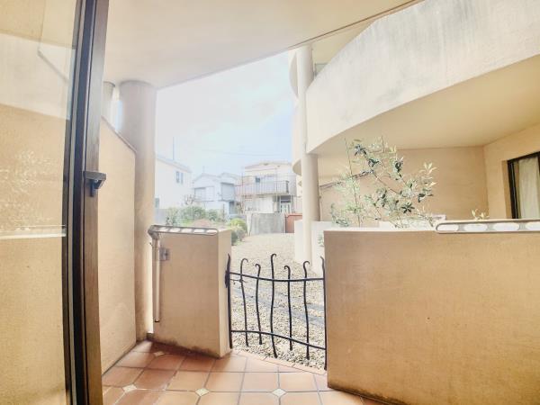 扇形っぽい形のテラスもそれっぽい！