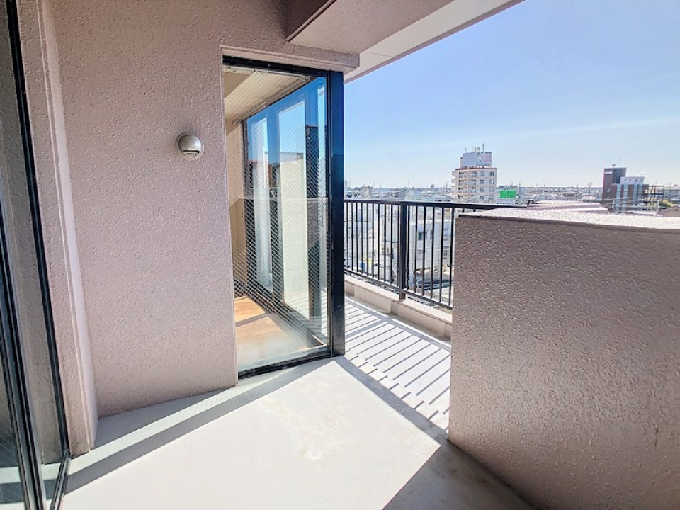 日当たりGOODのバルコニー。