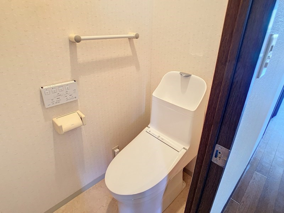 タオル掛けがついてます。