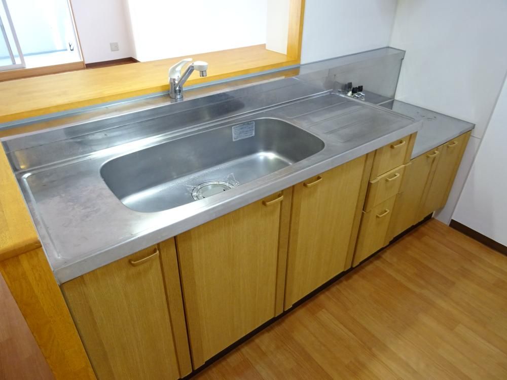 シンクが大きくてうれしい。