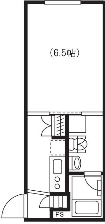 シンプルで暮らしやすそうな1K。