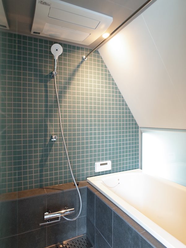 バスルームはこの可愛さ！ギャップがたまりません。