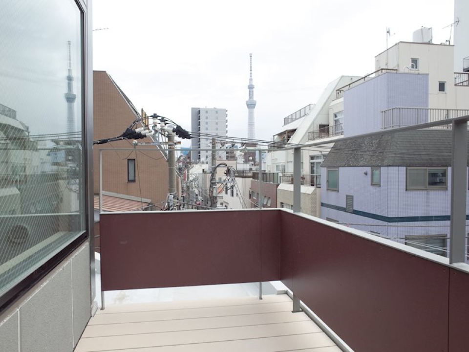 バルコニーとお揃いなんです！