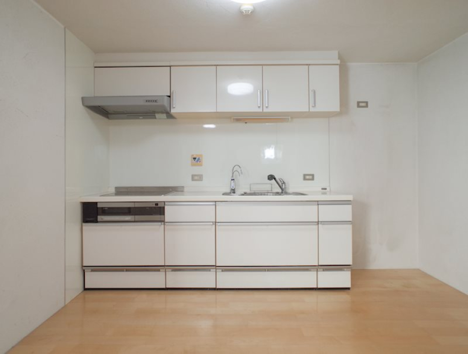 キッチンは収納たっぷり！お料理しやすそう。