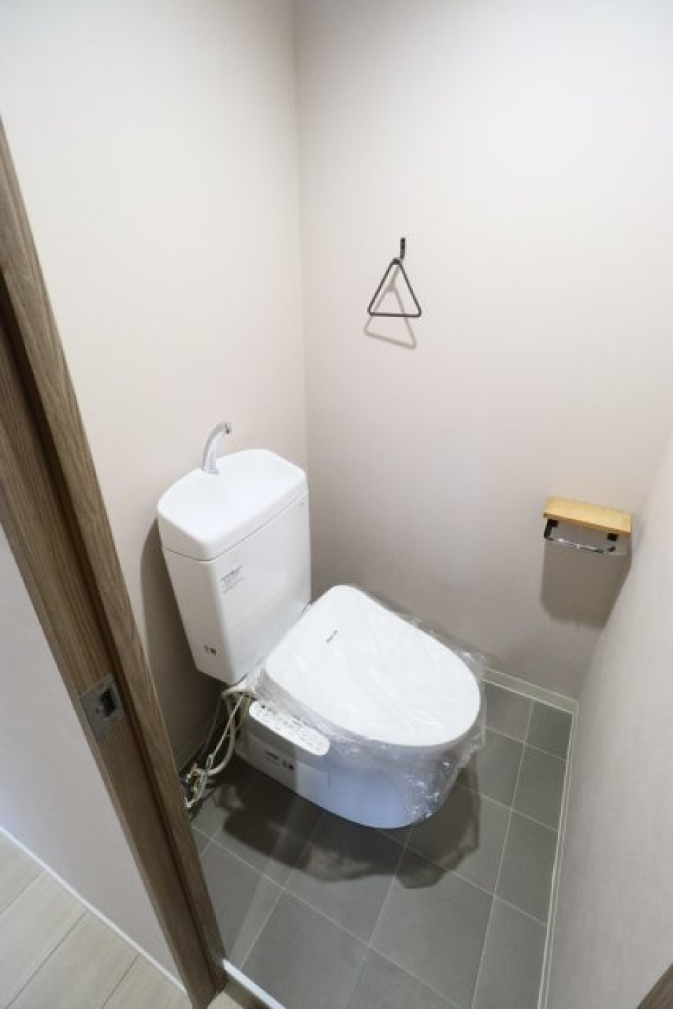 トイレが個室なのも嬉しい。