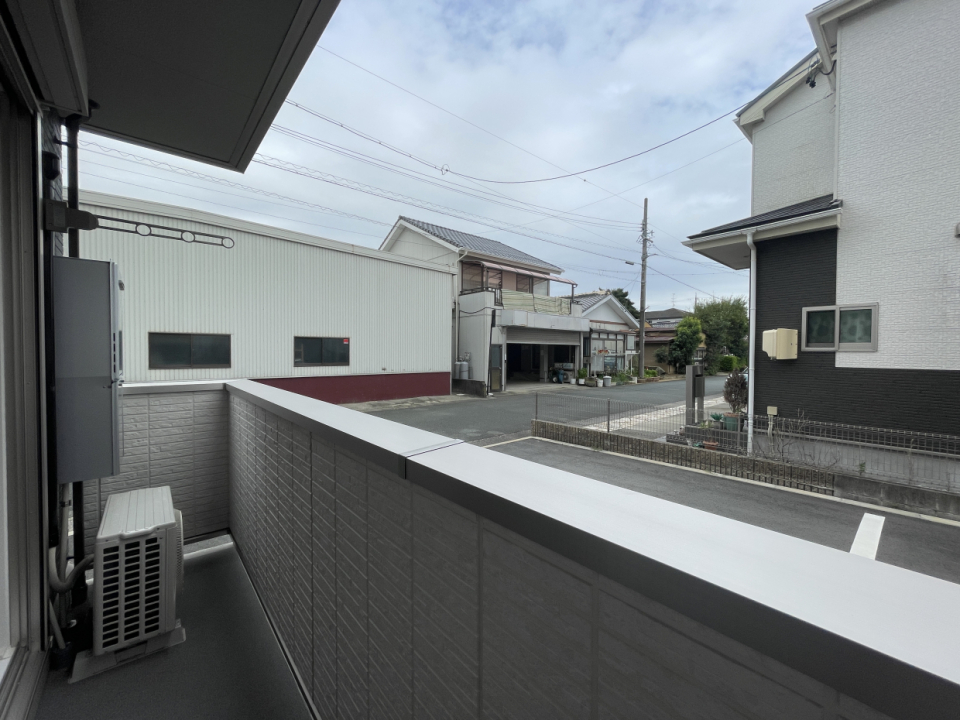 １階東の角部屋です。
