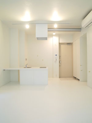 洗練されたホワイト空間。