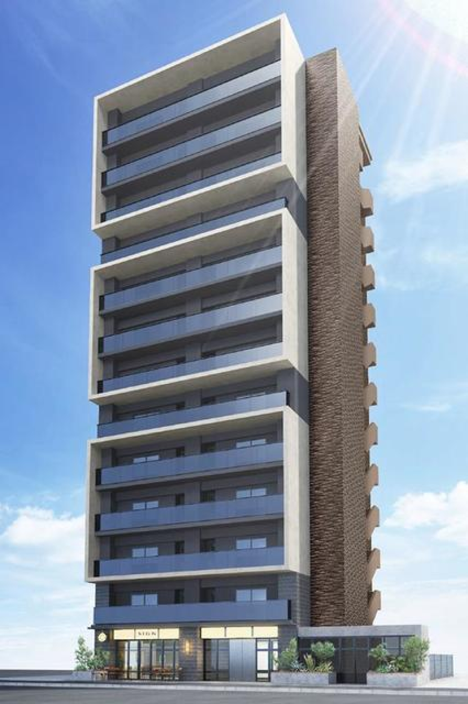 バルコニーが広いマンションです！