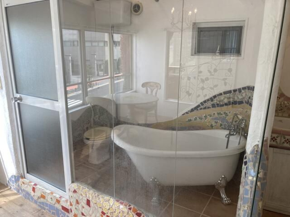 猫足のバスタブは、もはやインテリアのひとつです。