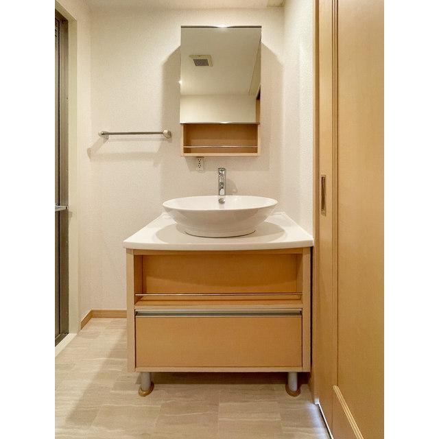 洗面ボウルも可愛い&hellip;！身支度が楽しくなりそうです。