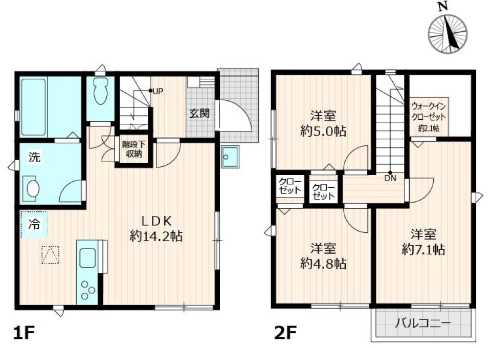舎人戸建 F号室［戸建］の間取り図