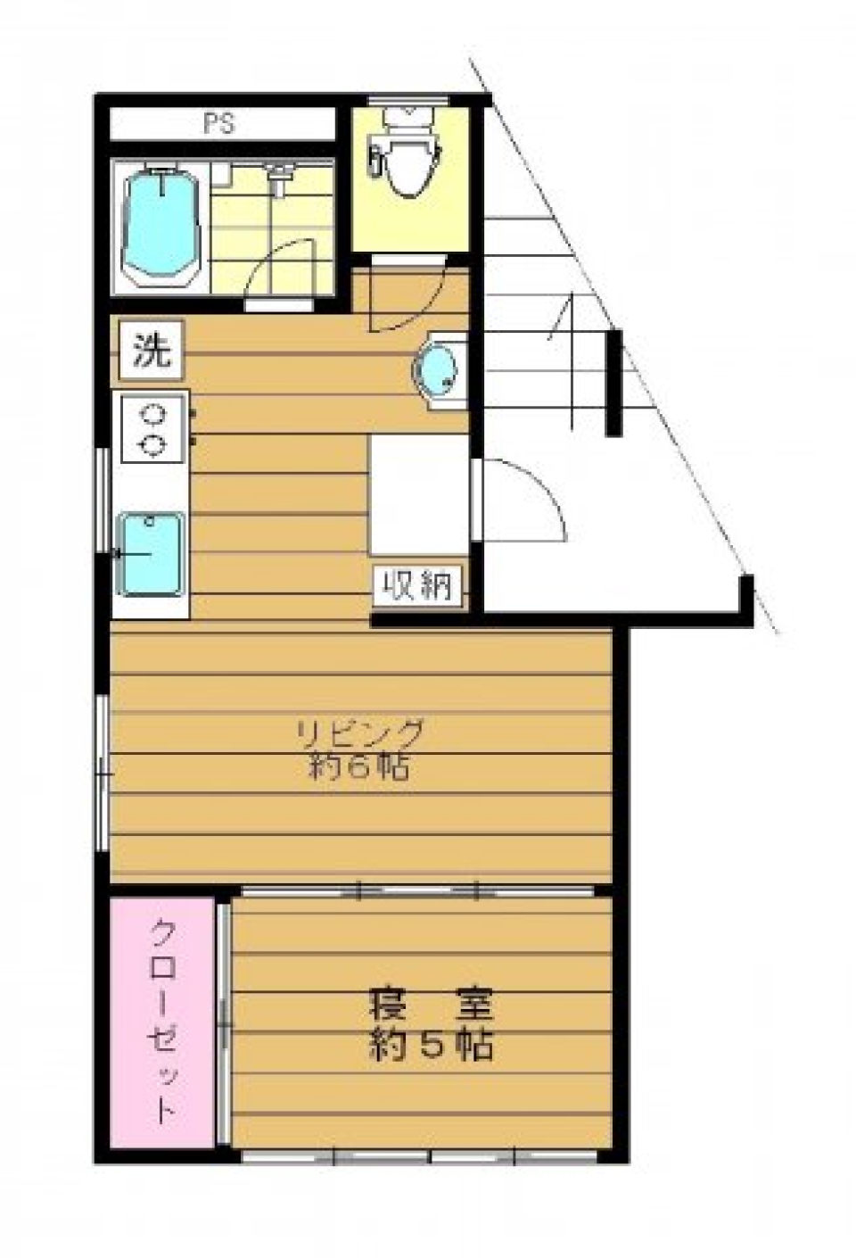 ジュネス西麻布　302号室の間取り図