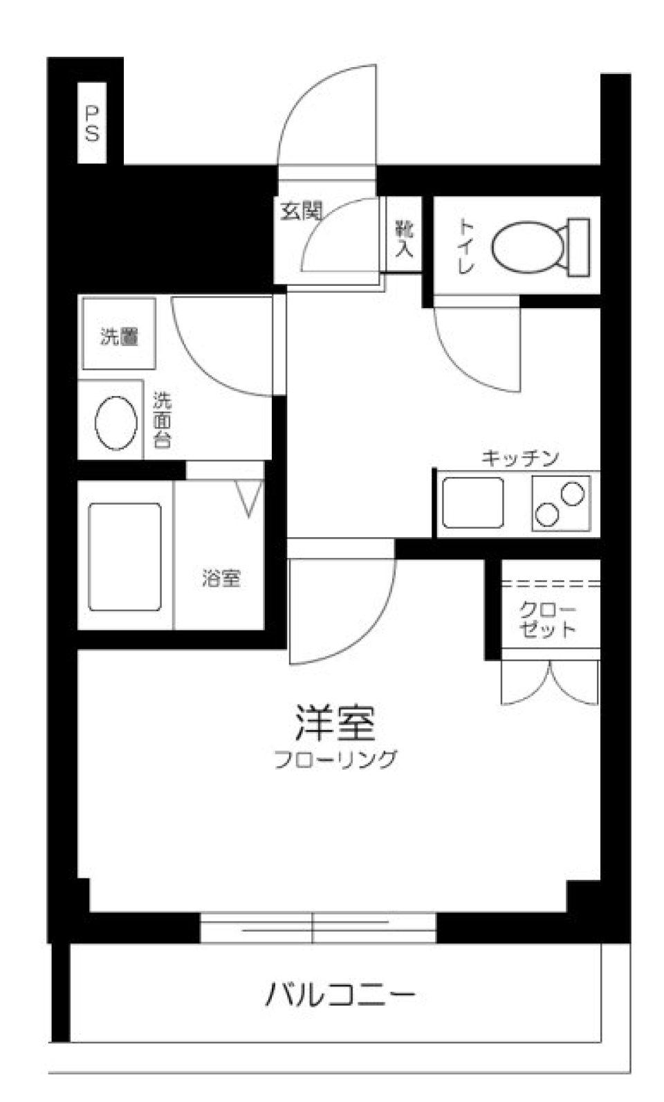 Ｌ&rsquo;ｉｄｅａｌ成増　Ⅱ　101号室の間取り図