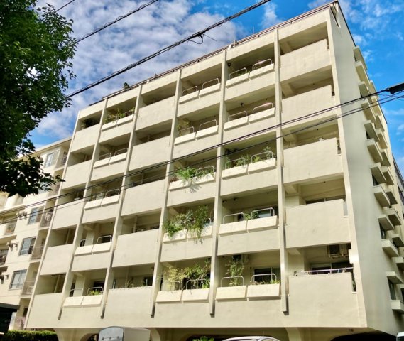 四角くてどっしりとした建物です。