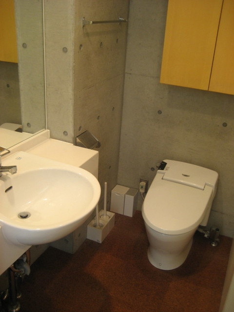 トイレとパウダールームは同室です。