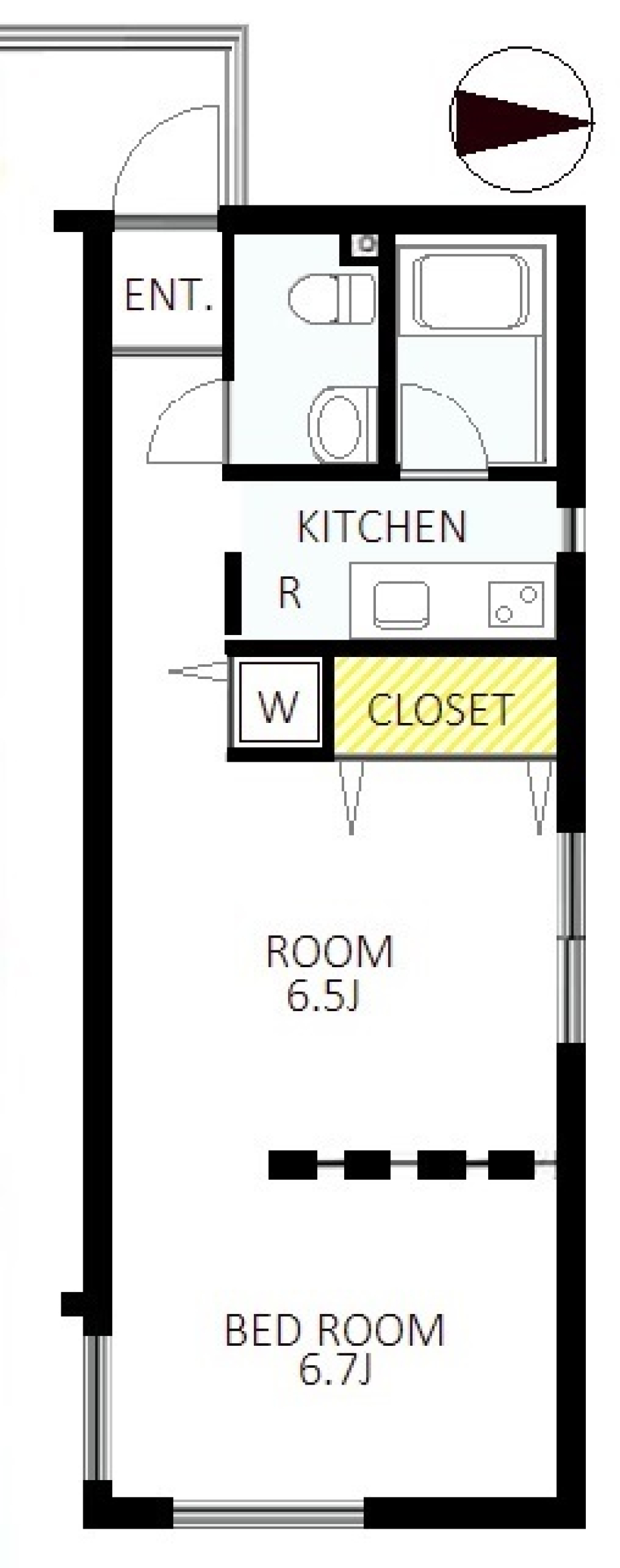 明るさ重視の間取り図
