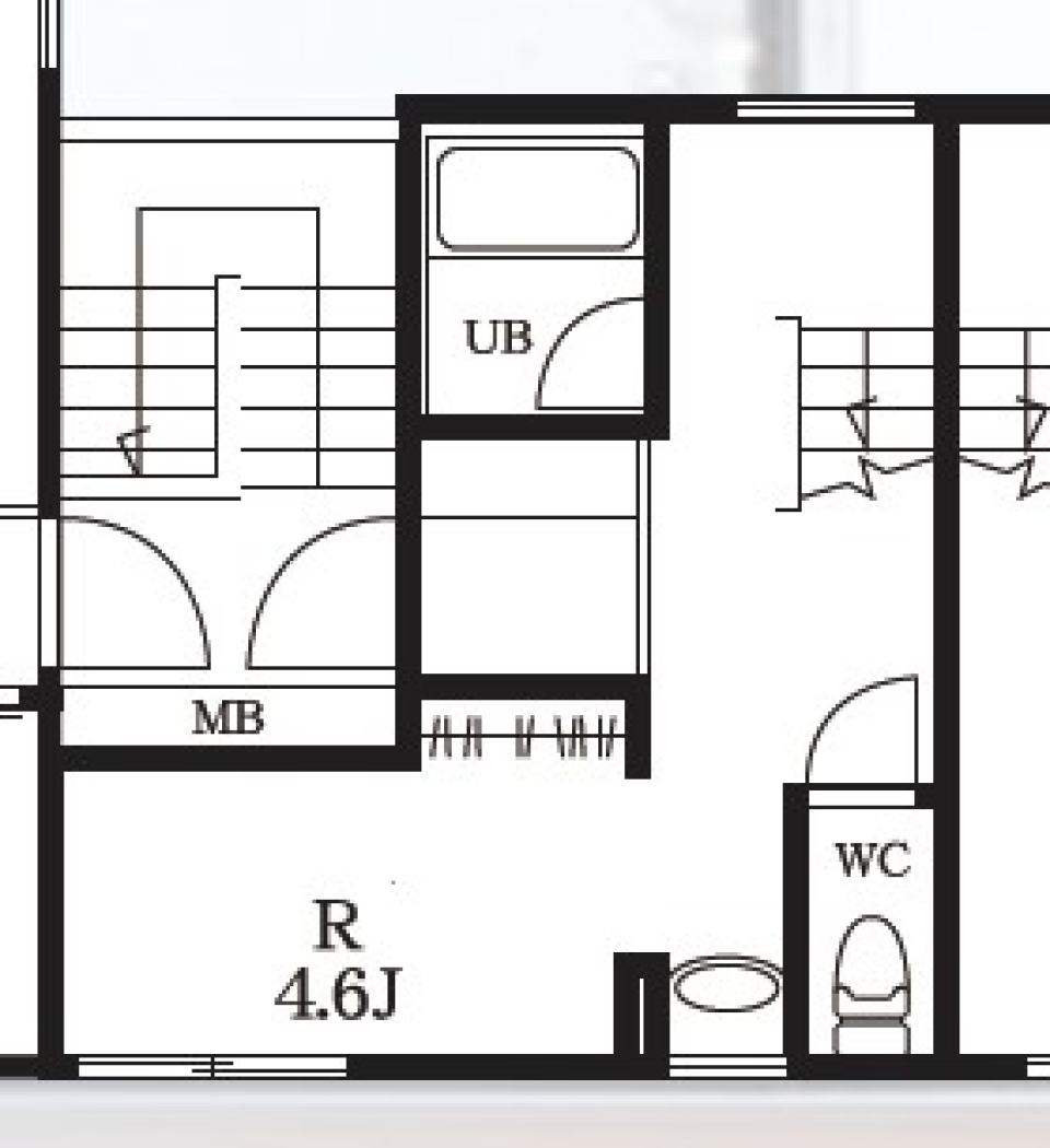 縦の空間を住みこなす［ペット可］の間取り図
