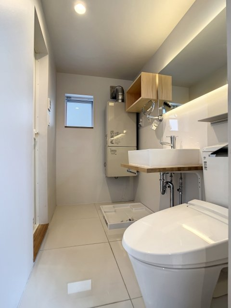 水回りにも小窓があって嬉しい！