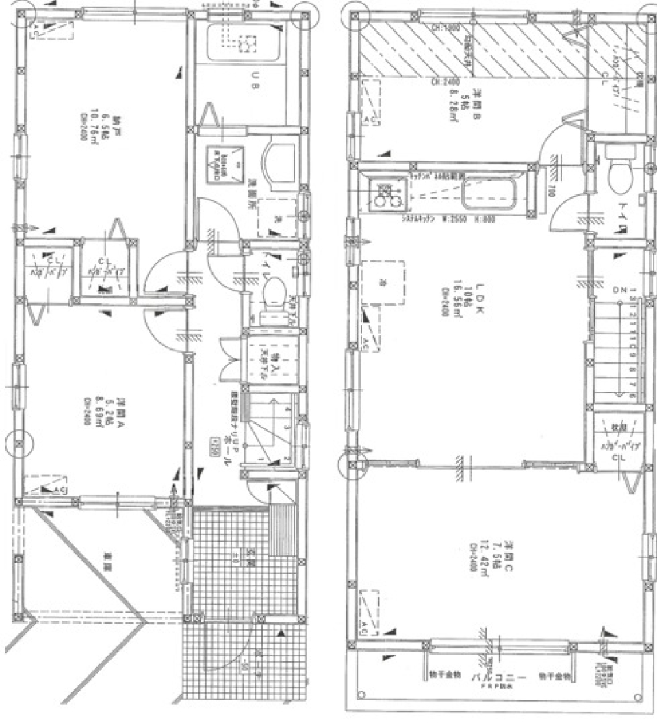 四つ木2丁目戸建て［ペット可］の間取り図