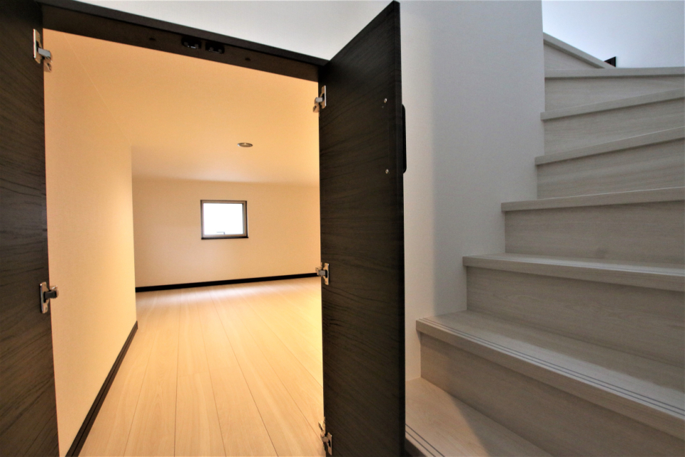 こちらが中二階。秘密基地みたい！