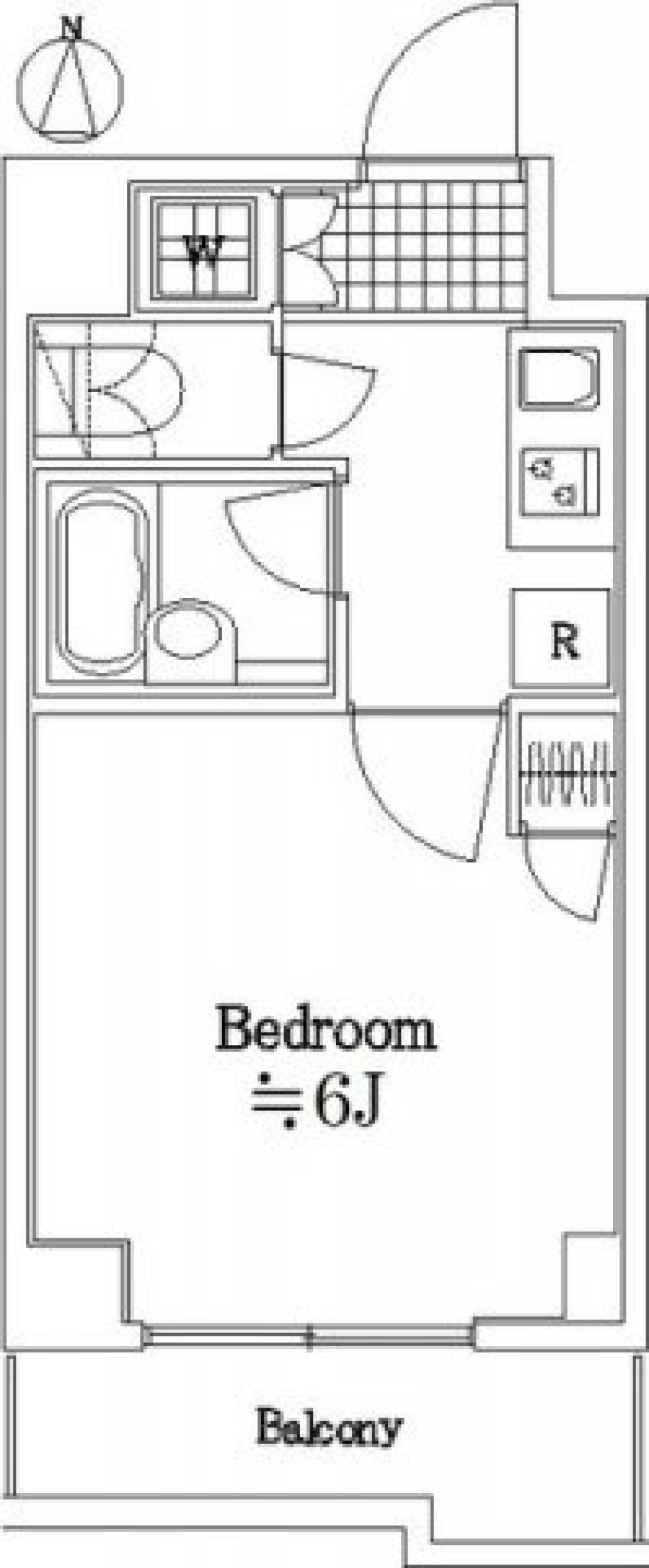ルーブル多摩川弐番館　402号室の間取り図