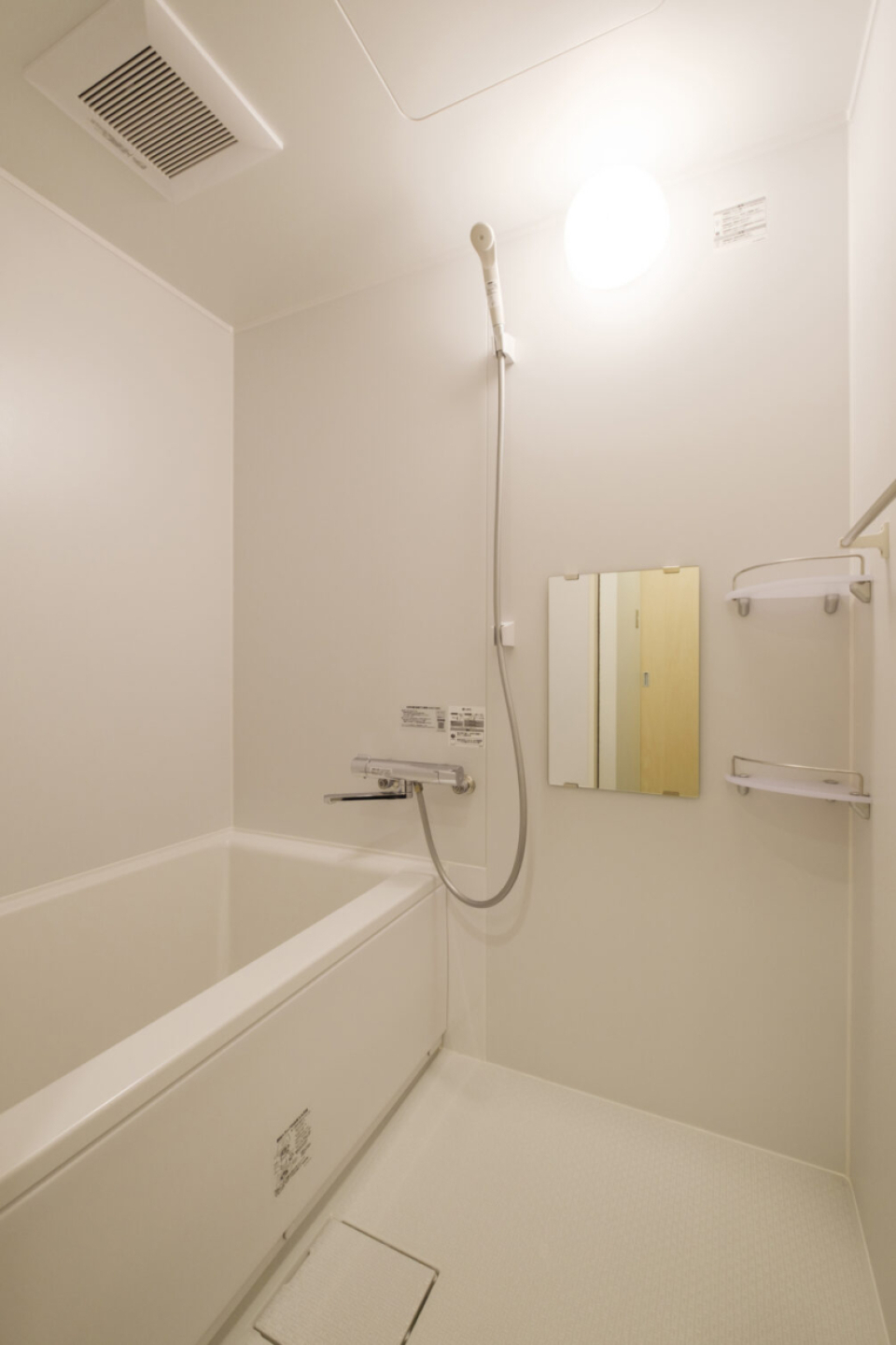 お風呂もホワイト！