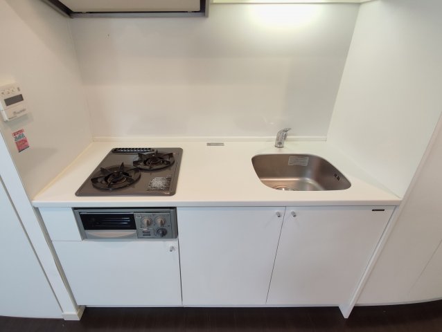 調理スペースも確保されたキッチン。