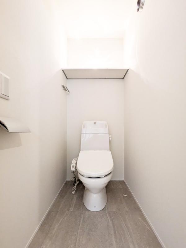 トイレがしっかり個室なのも嬉しい！