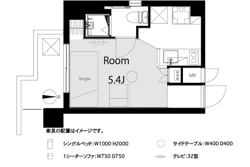 わたしのコージーハウスの間取り図
