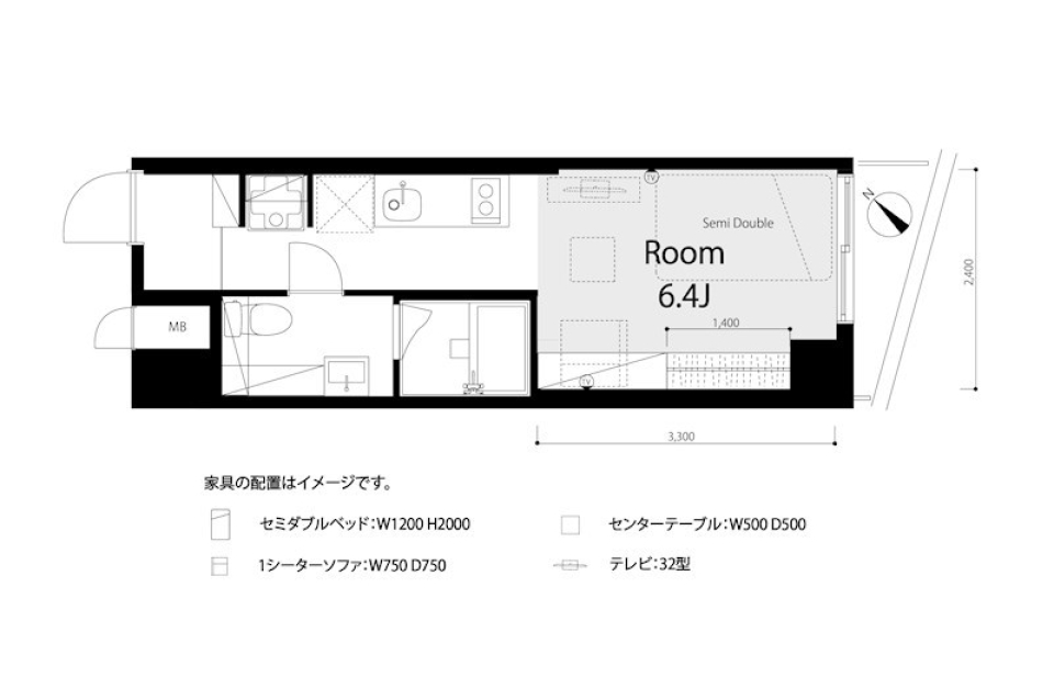 冒険心を忘れずに！の間取り図