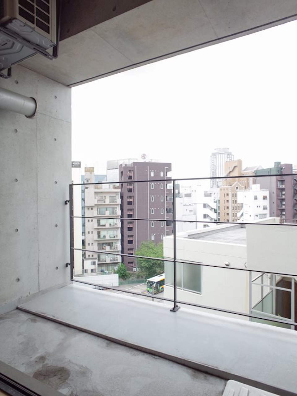 手すりは細いデザインなので、景色がよく見えます。