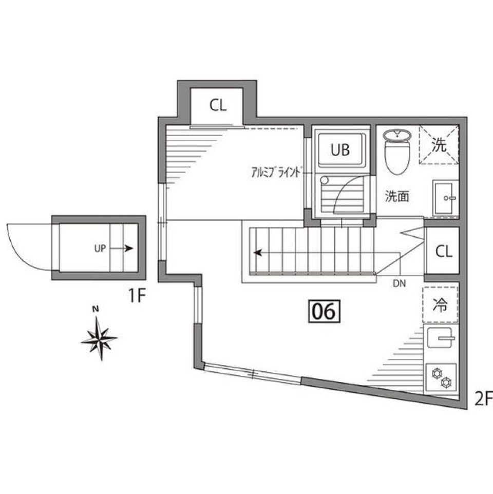 型に捉われないの間取り図