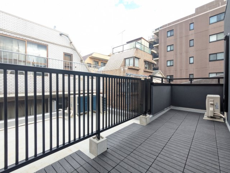 広さもあって開放的なバルコニー！