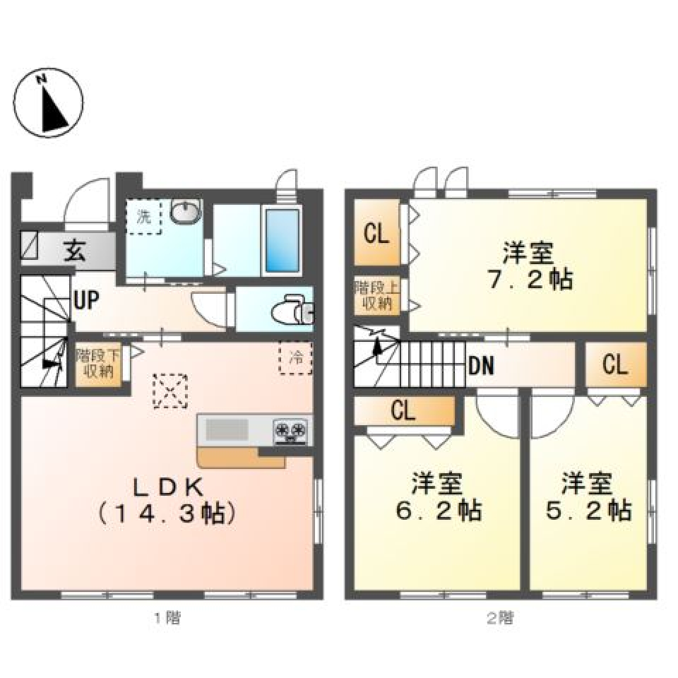 ＩＶＹＣＯＵＲＴ　-アイビーコート-［ペット可］の間取り図