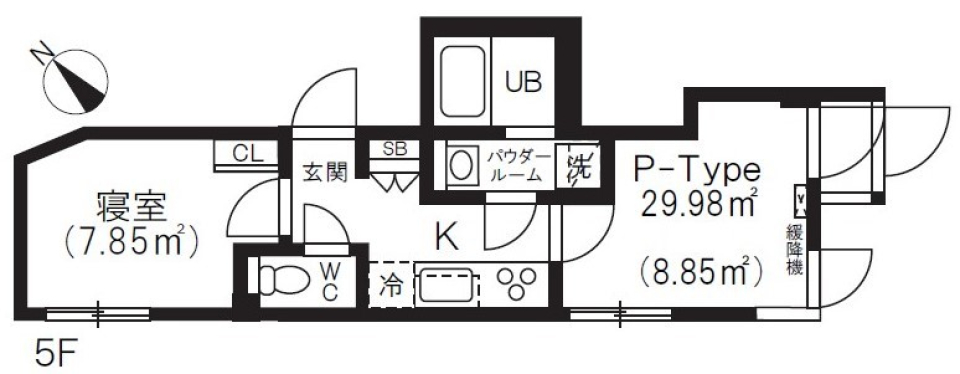 アルテシモクルブ　0603号室［ペット可］の間取り図