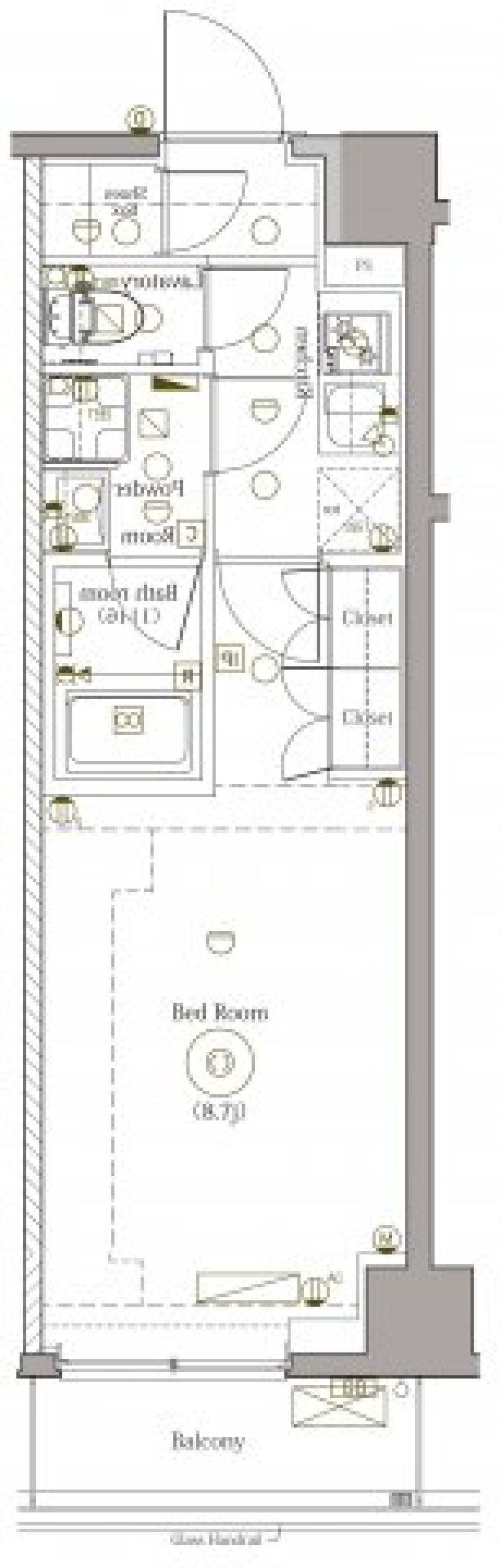 DIPS野方　502号室［ペット可］の間取り図