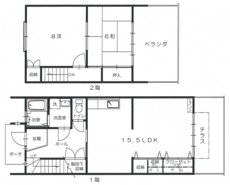 立川マンション　4号室の間取り図