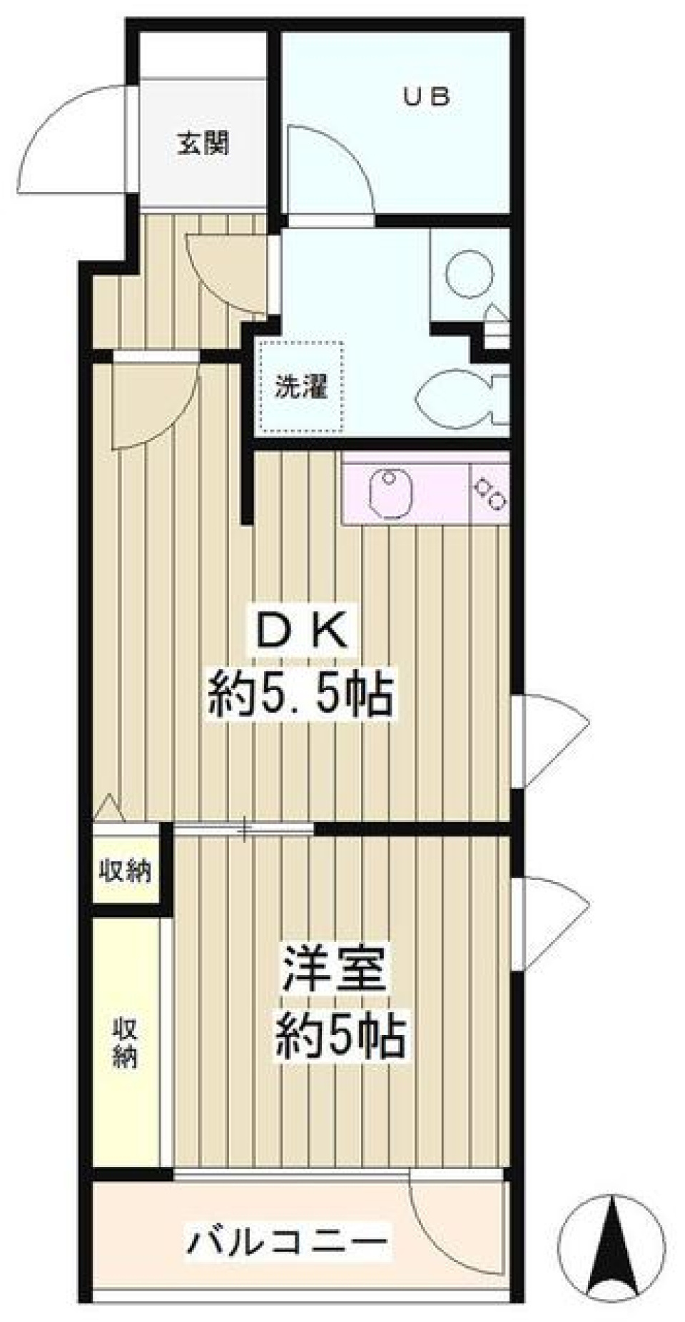 Ｂｅｌｌ南青山　203号室の間取り図