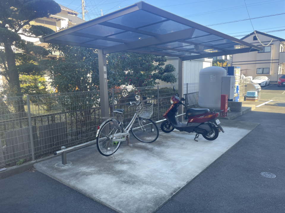 駐輪場です。