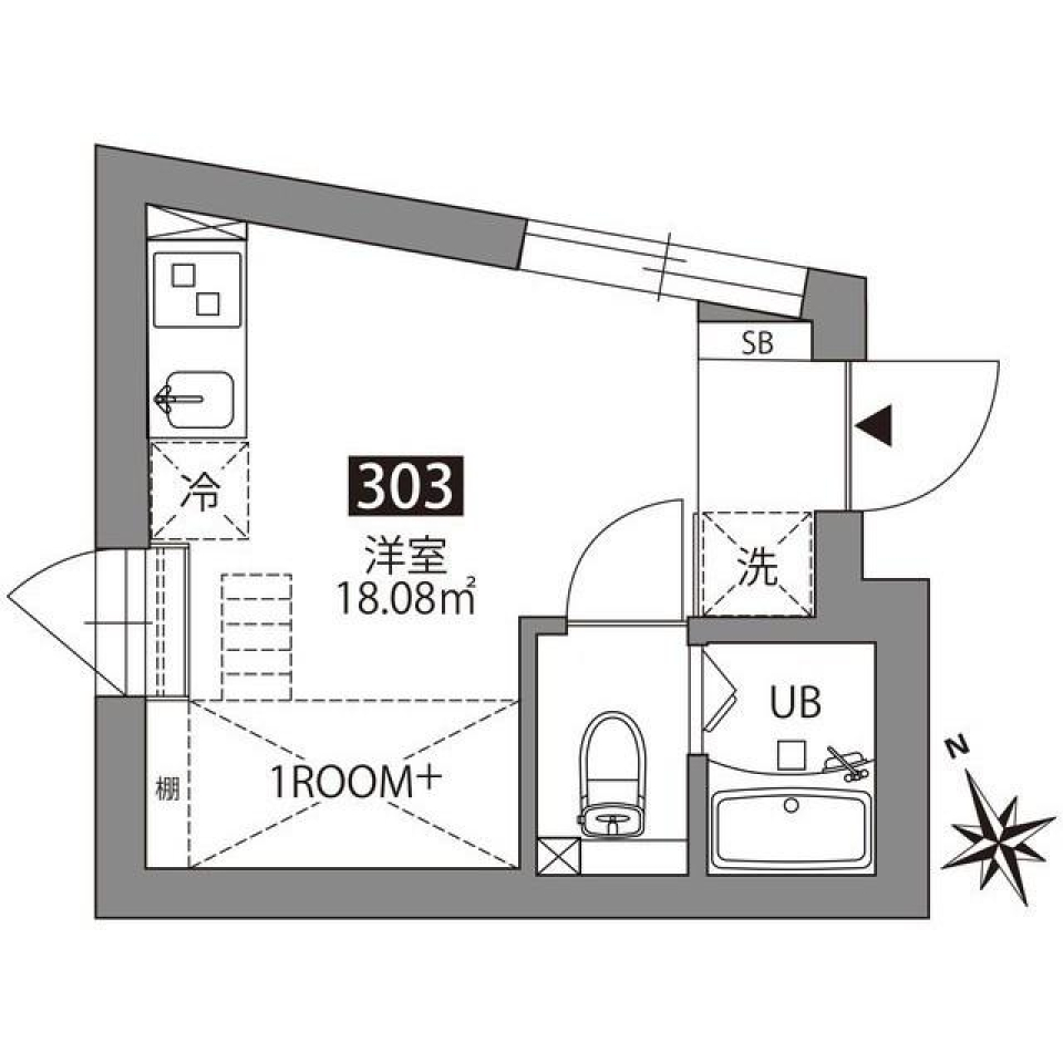 GREEN TERRACE KICHIJOJI　303号室の間取り図