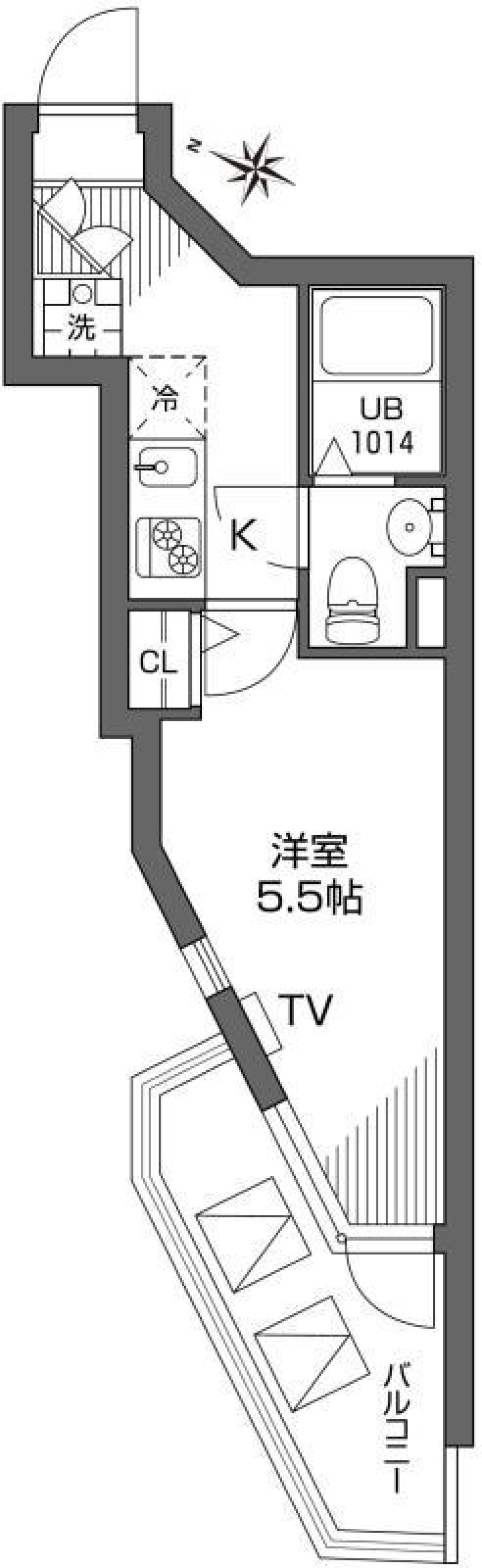グランアセット大塚N　402号室の間取り図