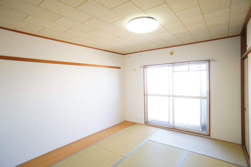 6帖の和室。