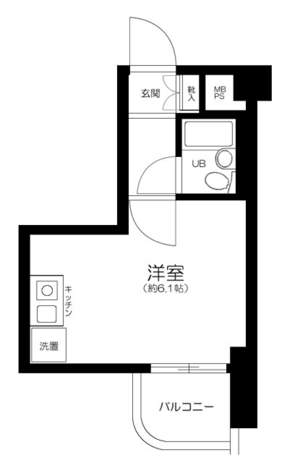 ライオンズマンシヨン豪徳寺第３　403号室の間取り図