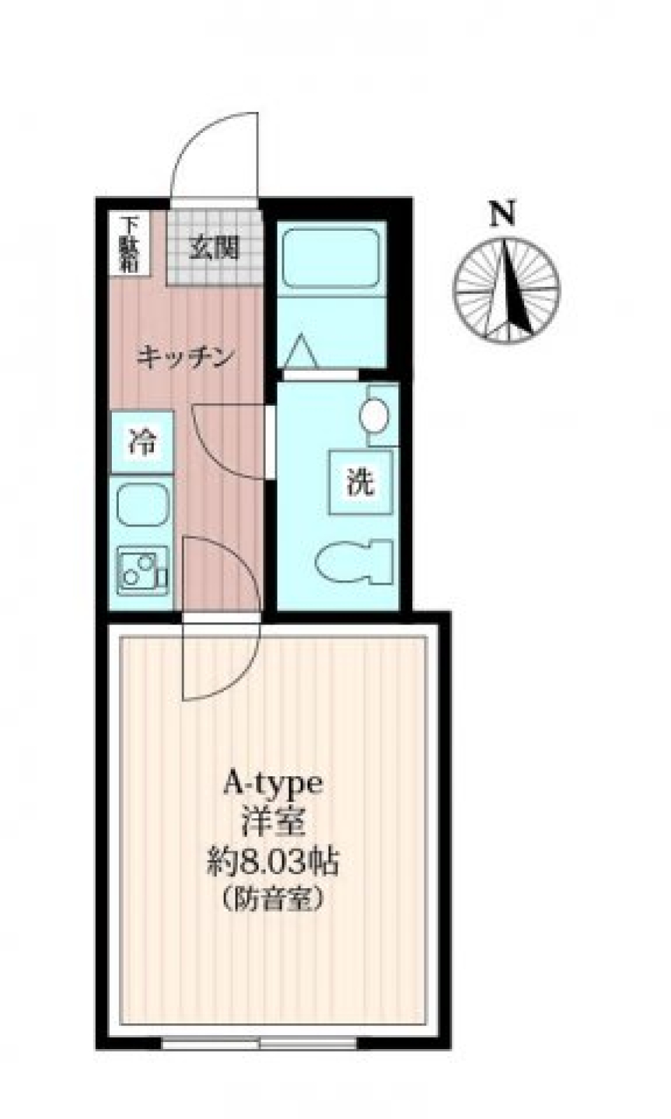 音楽がないと生きていけないんだ［防音室］の間取り図