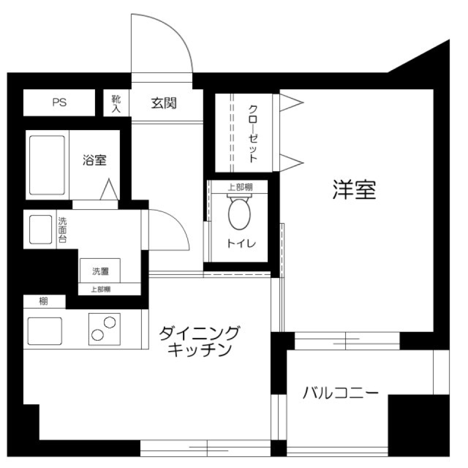 ＴＭビル　501号室の間取り図