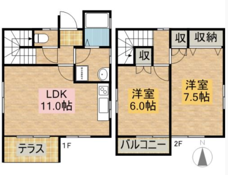 浜松のちょうどいいところの間取り図