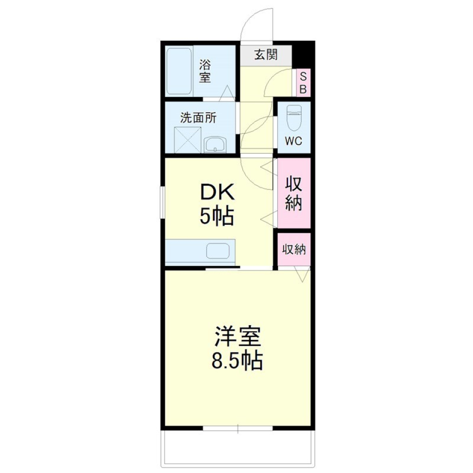1つのことに没頭するの間取り図