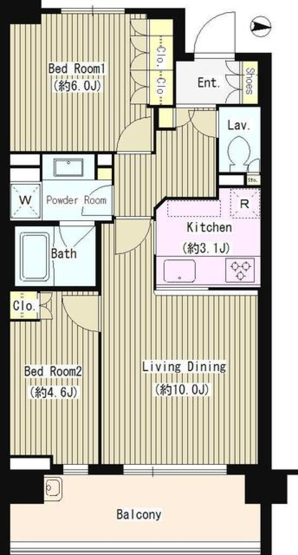 パークホームズ成増マークレジデンス　323号室の間取り図