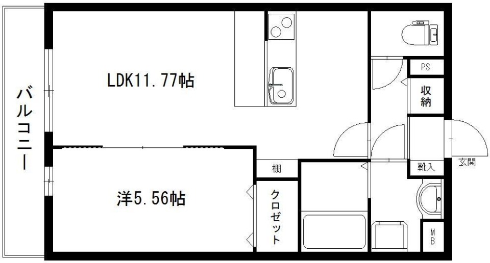 今日のご飯はなんだろなの間取り図